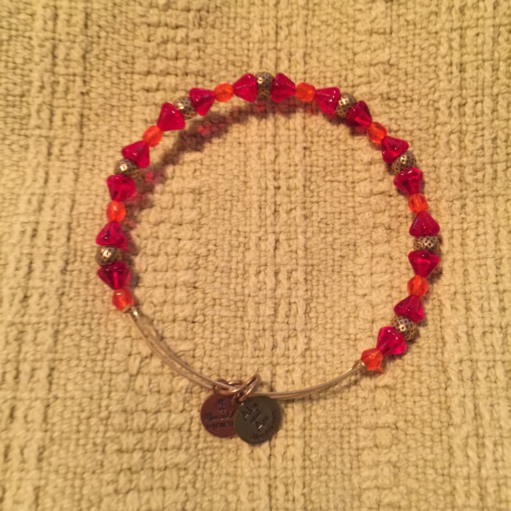 Alex & Ani - Red/Orange/Gold Bangle